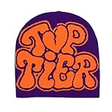CORIRESHA Men Women Letter Graphic Y2k Beanie