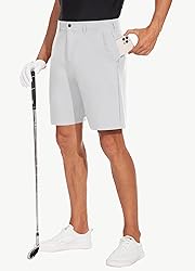 JWM Mens 7" Stretch Golf Shorts - Lightweight