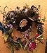 Coxeer Venetian Masquerade Mask, Butterfly Laser Cut Metal Mardi Gras Mask Party Mask for Women