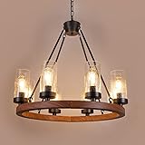 Wellmet 8-Light Farmhouse Chandeliers for Dining