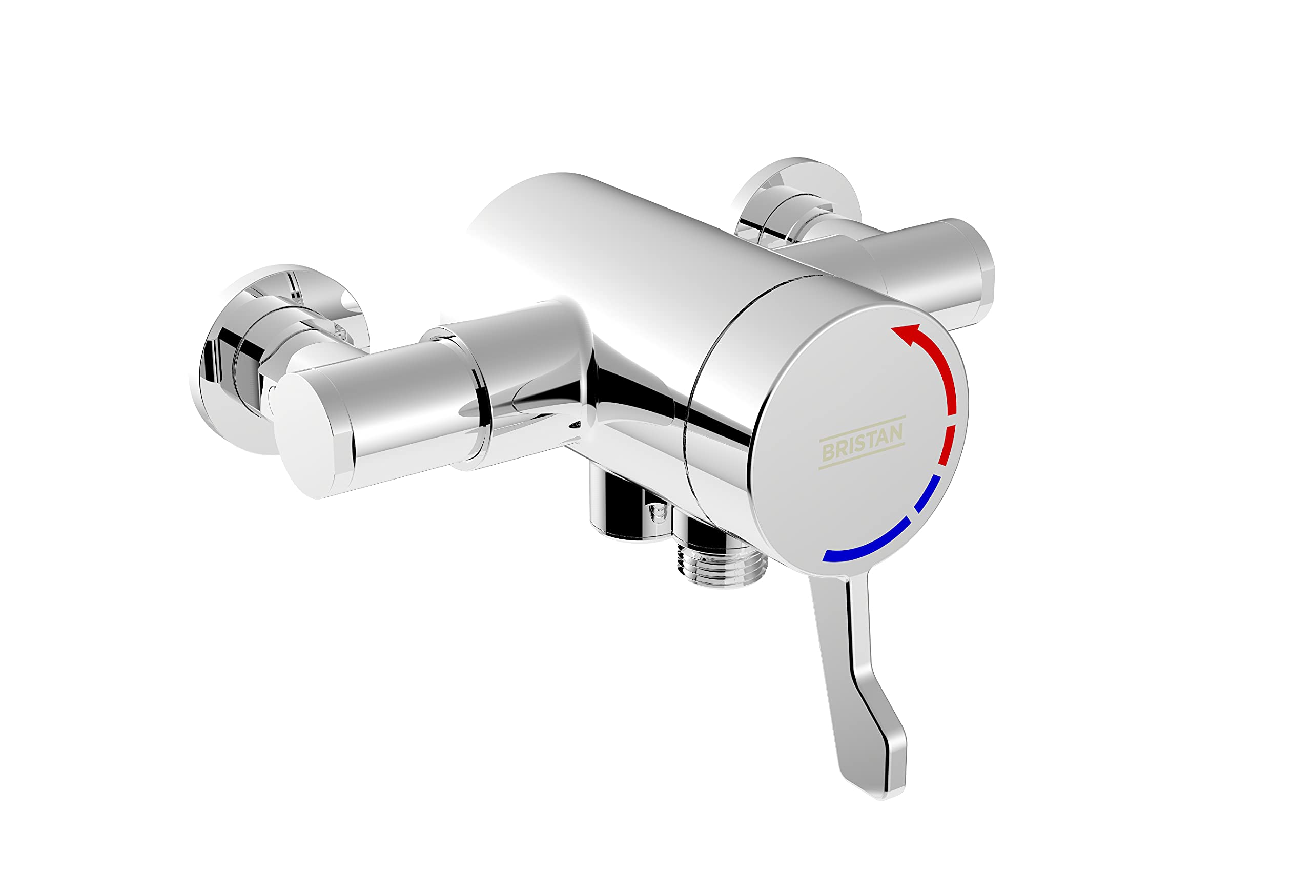 Bristan OP TS1503 EL C Quality Thermostatic Exposed Shower Valve Lever Gummers Easy Fit Commercial Domestic Tap Lever - Chrome