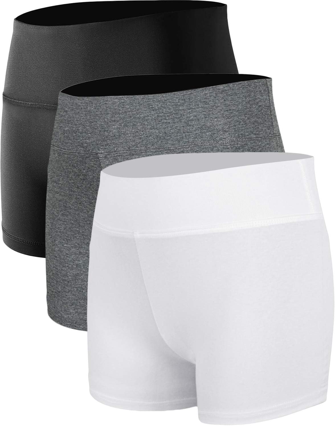 Women's Stretch Yoga Pants Cotton Shorty Gym Boyshorts Knickers