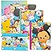 Tsum Tsum Back to School Supply Stationery Set | Spiral Notebook, Subject Composition Book, 2-Pocket Folder, 3-Ring Pencil Pouch Case | Pre-School Elementary First Second Third Fourth Grades (Tsum)