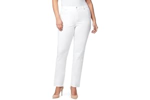 Gloria Vanderbilt Womens Amanda Classic High Rise Tapered Jean Petite