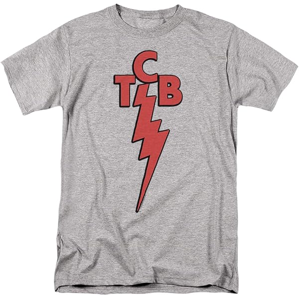 Elvis Presley Shirt Slim Fit V-Neck TCB Athletic Heather T-Shirt...