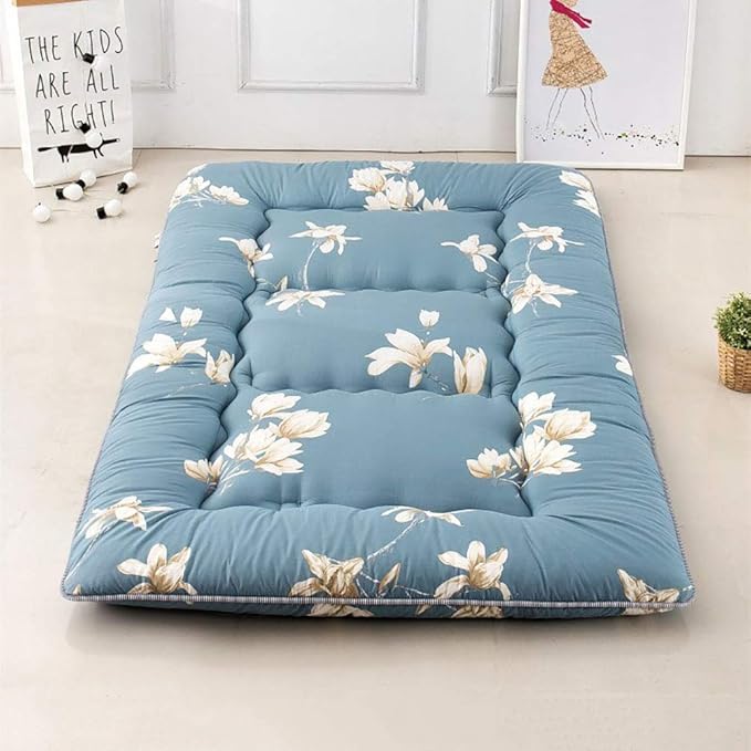 Cotton Tatami Mat Printed Folding Camping Mattress Soft Thicken Japanese Floor Pad Bed Mattress