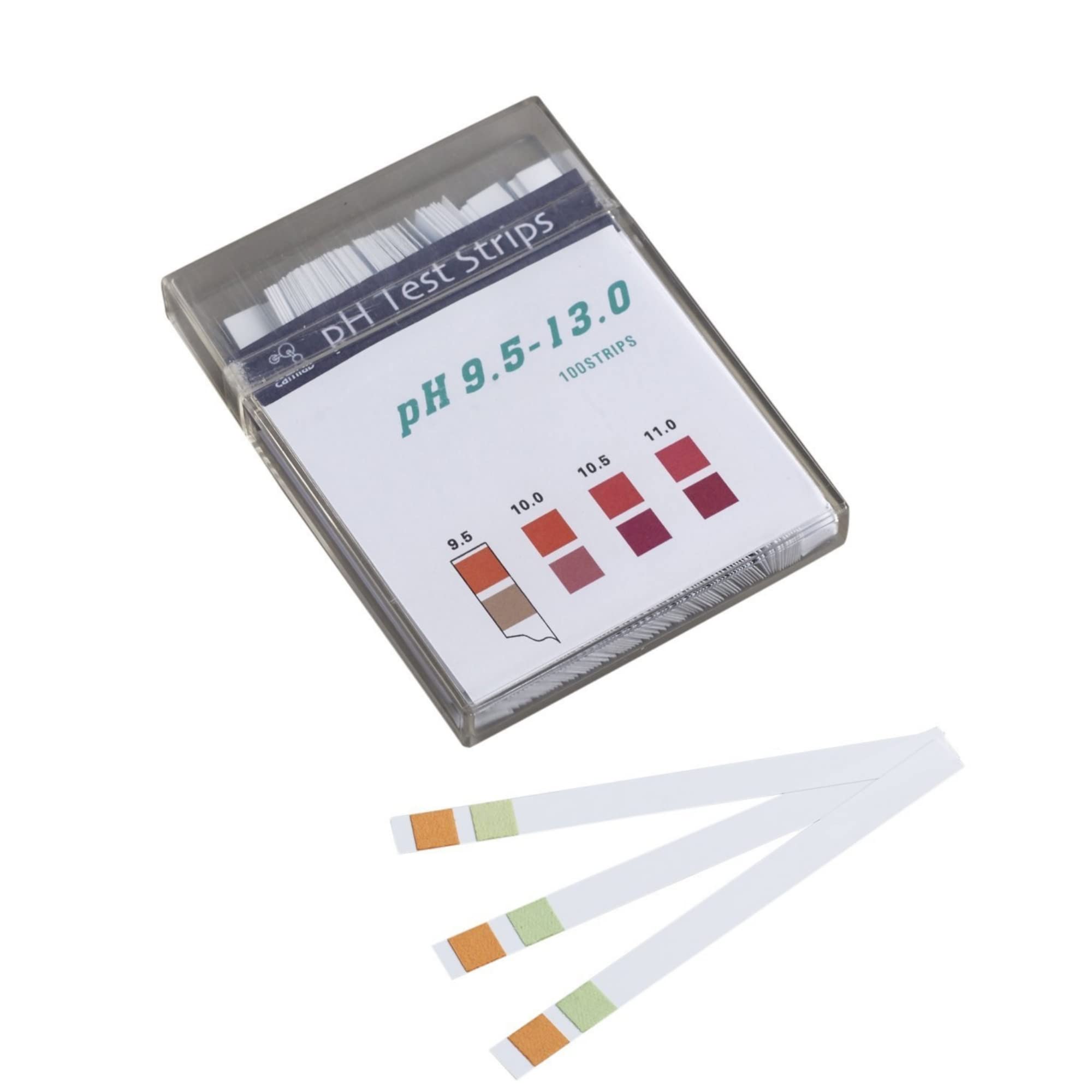 Camlab Water 1190997 pH Indicator Testing Strips pH 9.5-13.0 (Pack of 100)