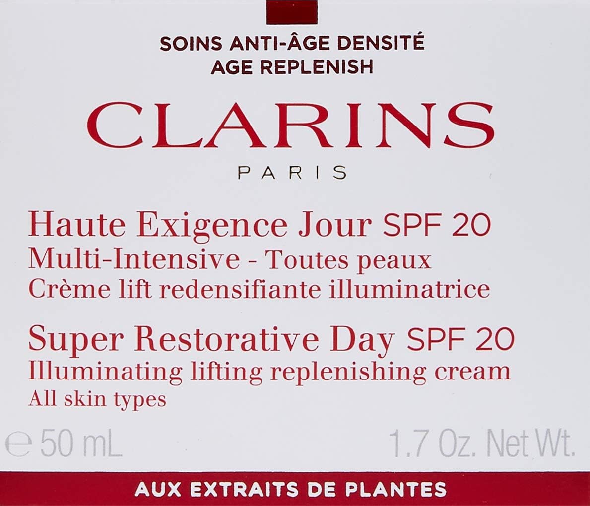 clarins super restorative spf 20