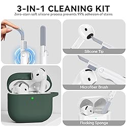 for AirPods 4 Case, Soft Silicone Protective Case