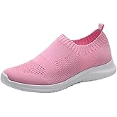 konhill Women's Slip On Sneakers Non Slip Walking Shoes Breathable Mesh Work Casual Lightweight Tennis Workout Shoes
