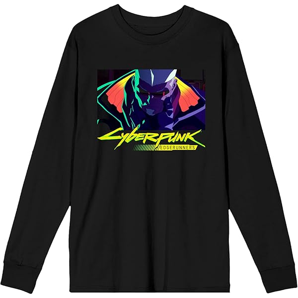 Bioworld Cyberpunk EdgeRunners Maine Closeup Shot Crew Neck