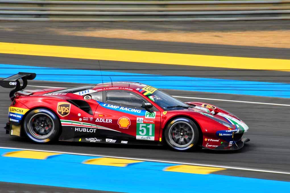 Amazoncom Andrew Evans Photos Ferrari 488 Gte Evo No51 24