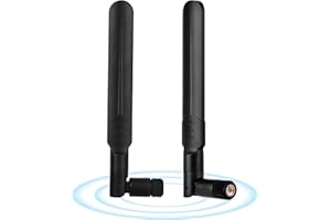NETVIP 4G LTE Antenna, SMA Antenna 10dBi 3G 4G LTE Dipole Antenna Signal Booster WiFi Antenna 16cm for Huawei B525, B612, ZTE, WiFi Router, Modem, Access Point, Mobile Hotspot,Security Camera etc