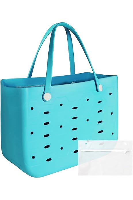 Waterproof Rubber Tote Small Rubber Tote Bag With Adjustable Strap