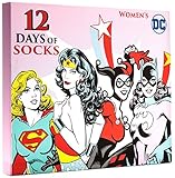 12 Days of Socks Womens DC Comics Size 4-10