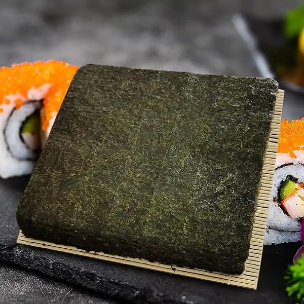 YUHO DIY SUSHI INGREDIENTS KIT WITH ROLLING MAT FOODS MAKING KIT RICE GINGER SEAWEED NORI WASABI SOY SAUCE WITH MOLDS