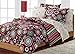 Loft Style Gypsy Hippie Chic Girls Comforter Set With 250Tc Sheets, Pink, Twin