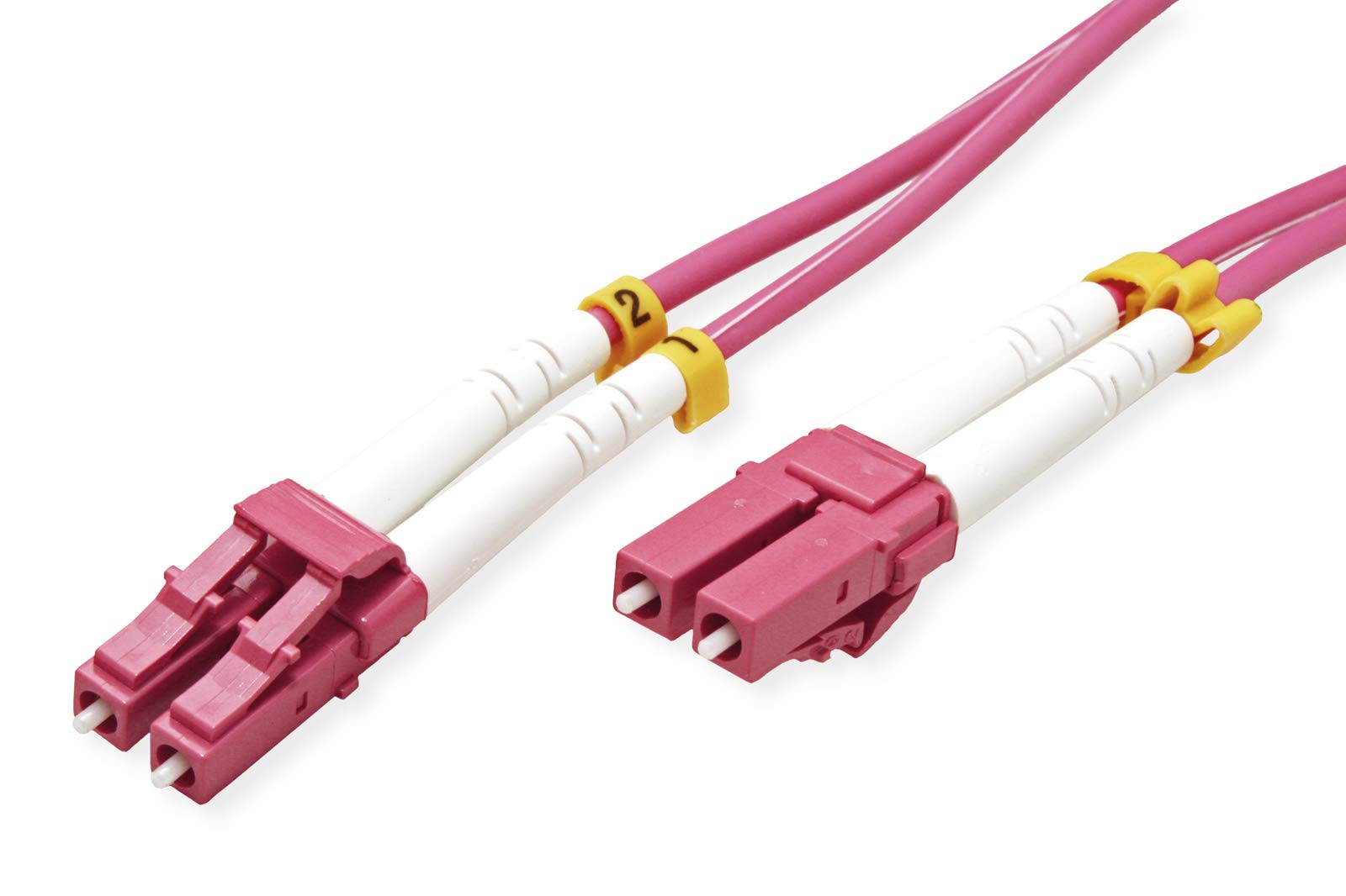 Value | Fibre Optic Jumper Cable | 50/125 µm | LC/| OM4 | Violet | 15.0 m