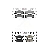 AmeriBRAKES Front Rear Semi-Metallic Disc Brake