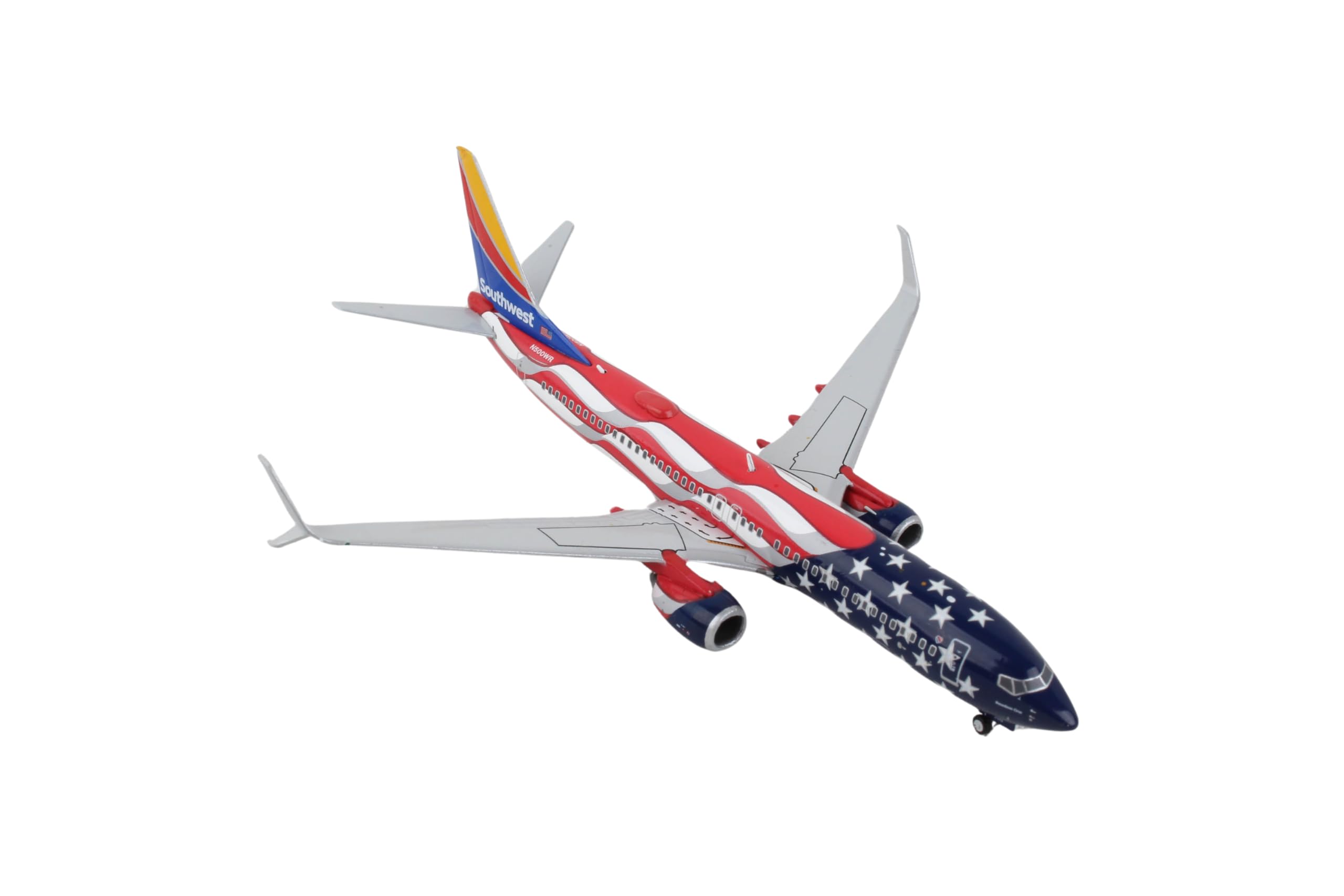 GeminiJets GJSWA2039 Southwest Airlines Boeing 737-800 Freedom One N500WR; Escala 1:400