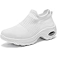 Women's Walking Shoes Sock Sneakers - Mesh Slip On Air Cushion Lady Girls Modern Jazz Dance Easy Shoes Platform Loafers