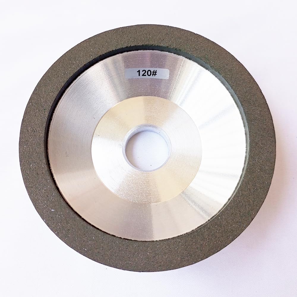 Photo 1 of 4 inch CBN Grinding Wheel Disc Bowl Shape Resin Bond for High-Speed Steel (Grit:120#)