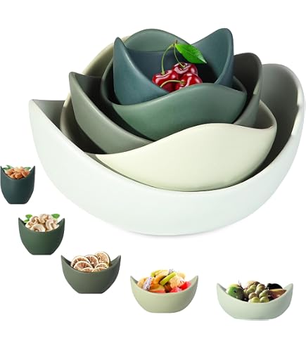 KXZ Green Cabbage Ramen Bowl - 16 Oz Ceramic Soup Bowl, Handmade, Dishwasher & Microwave Safe, For Salads, Pho, Pasta - View #8