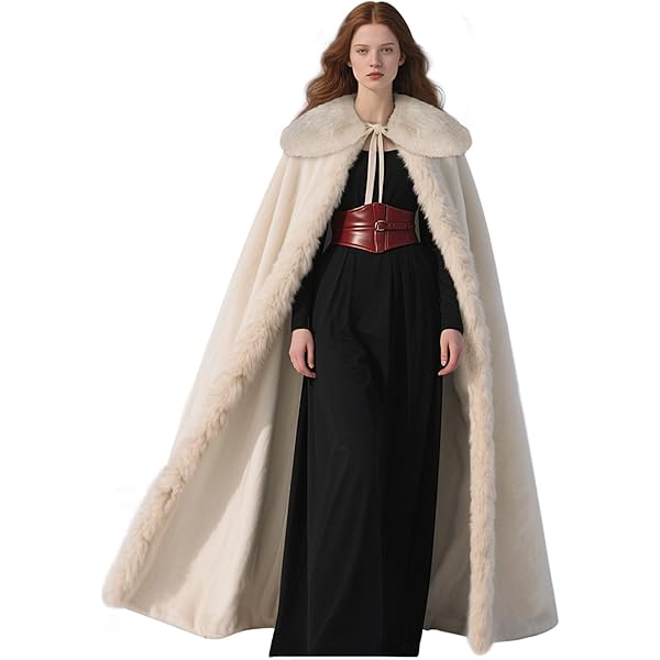 Amazon.com: LuckyMjmy Women's Christmas Cloak Deluxe Mrs Santa Hooded Cape  Costume (Medium, Red) : Clothing, Shoes & Jewelry