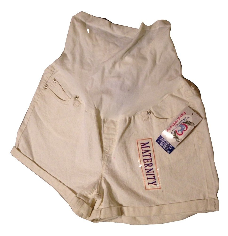 Women's Maternity Shorts Color White 