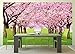 GREAT ART Large Photo Wallpaper – Cherry Blossom Tree – Picture Decorative Spring Landscape Avenue Cherry Blossoms Sakura Bloom Flowers Image Decor Wall Mural (132.3x93.7in - 336x238cm)