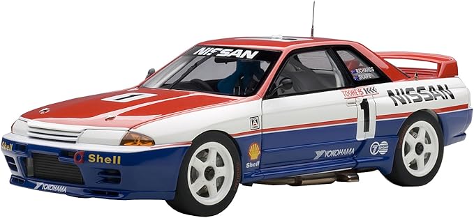 Amazon Autoart 1 18 日産 スカイライン R32 Gt R Atcc オーストラリア ツーリングカー選手権 1991年 バサースト 1000kmレース 優勝 1 トリコロールカラー 完成品 ミニカー ダイキャストカー ホビー