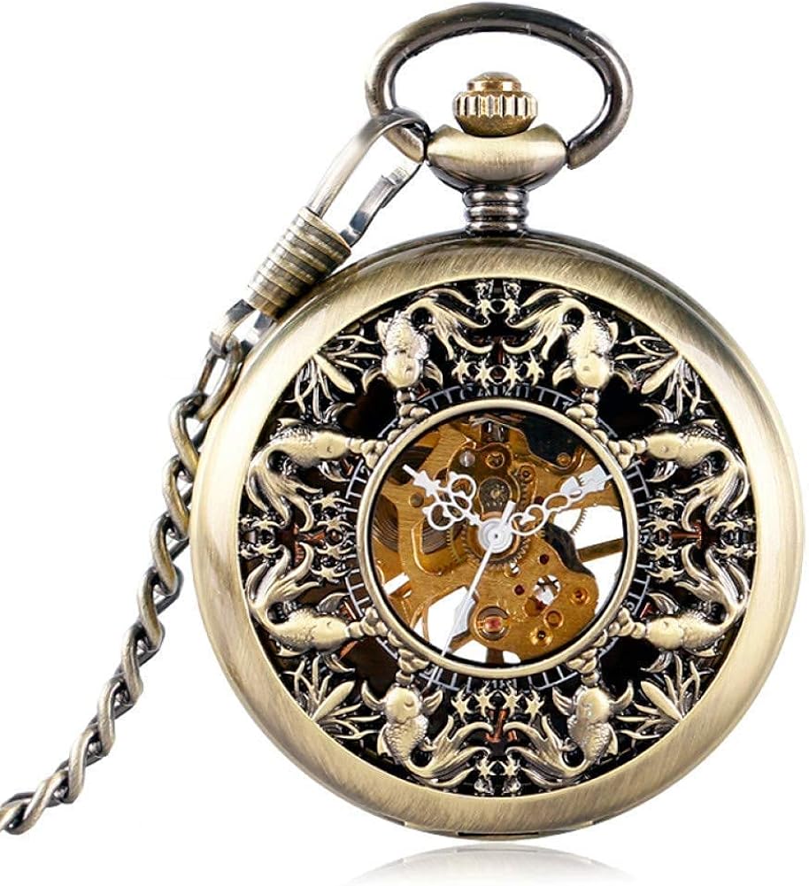 Catena Per Orologio Da Tasca Vintage In Metallo - Accessorio Retrò Per Uomo, Regalo Elegante Per Appassionati - Foto 8