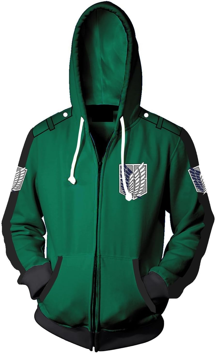 Attack on Titan EREN/Mikasa/Armin Cosplay Costume Hoodies Jackets Sweatershirt Tops Coat