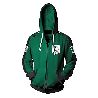 Zhangjianwangluokeji Japan Anime Shingeki Keine Kyojin Mantel Angriff Titan Cosplay Hoodie Zipper Jacke