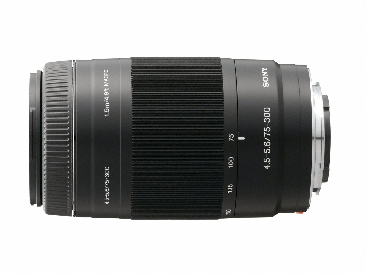 Amazon.com : Sony 75-300mm f/4.5-5.6 Compact Super Telephoto Zoom Lens for  Sony Alpha Digital SLR Camera : Camera Lenses : Camera & Photo