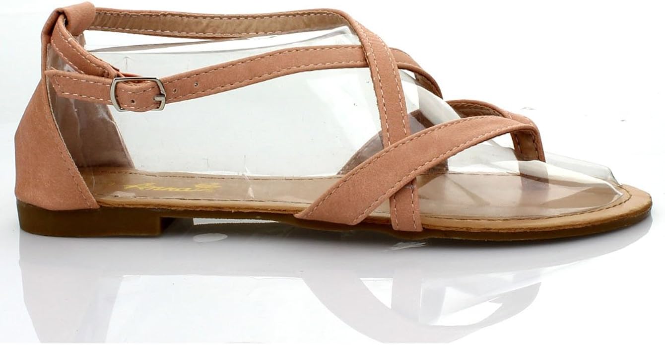 blush gladiator sandals