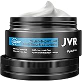 JVR Hair Clay for Men and Women, Medium Hold Matte Finish Hair Clay, Texturizing Clay Hair Product Men with Organic Ingredien
