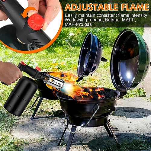 Kitchen Propane Torch, Sous Vide, Grill Torch Head, Charcoal Lighter