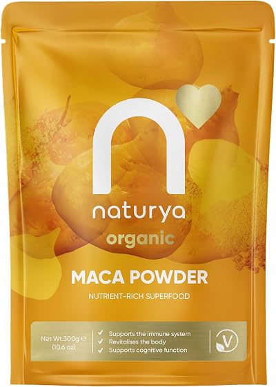 Naturya Peruvian Organic Raw Maca Powder 300g - Vegan Kosher Certified