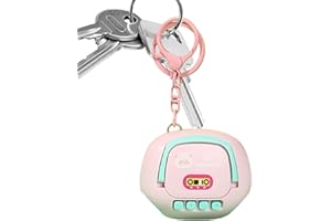 Voice Recorder Keychain - Portable Cute Design Audio Pendant | Recorder Device | for Spying Listening Meeting Lecture College