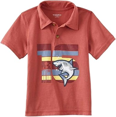 infant red polo shirt