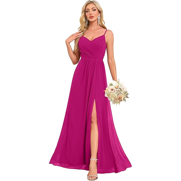 low cut bridesmaid dress Sexy Mermaid Light Pink Off Shoulder Maxi Long Bridesmaid Dresses, WGM –  Wish Gown main image 0