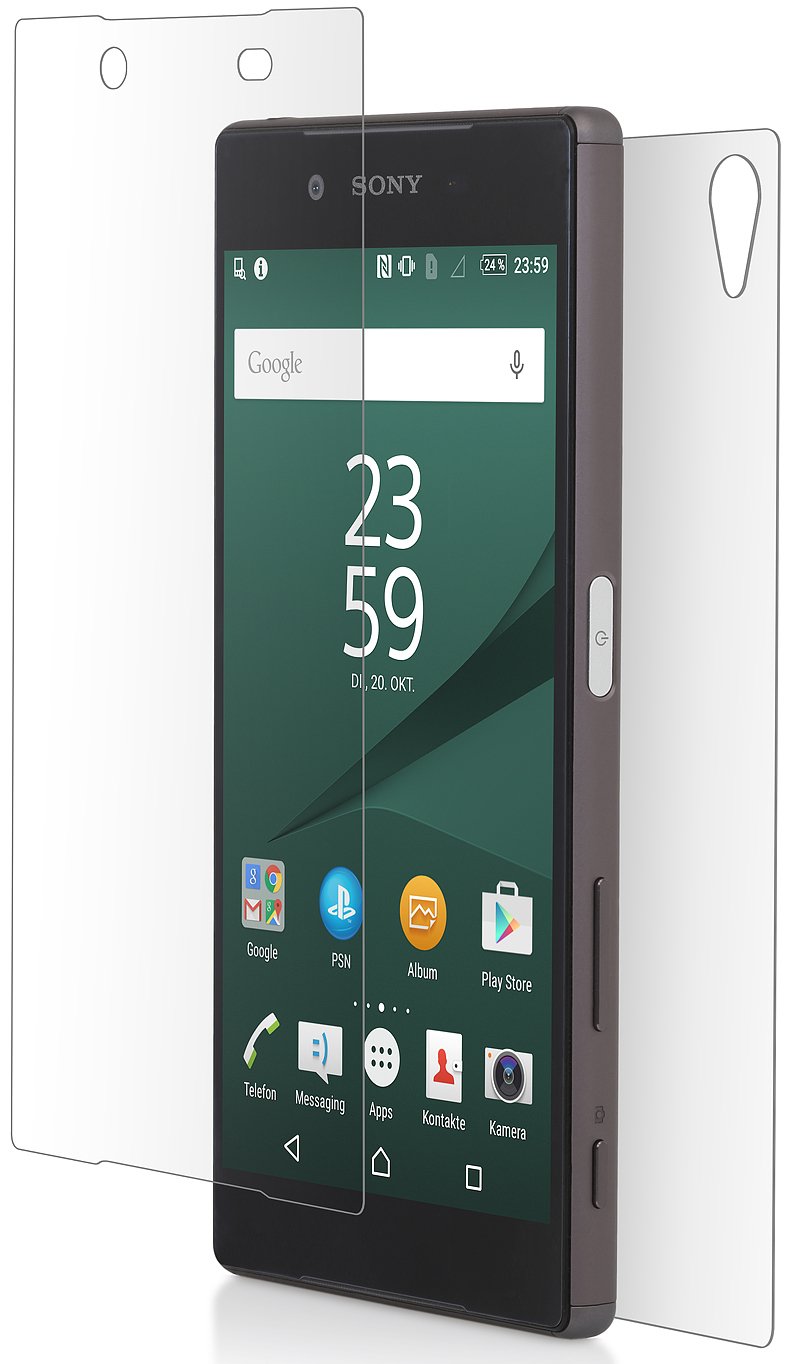 StilGut Tempered Glass Screen Protector (Front and Back) Compatible with Sony Xperia Z5
