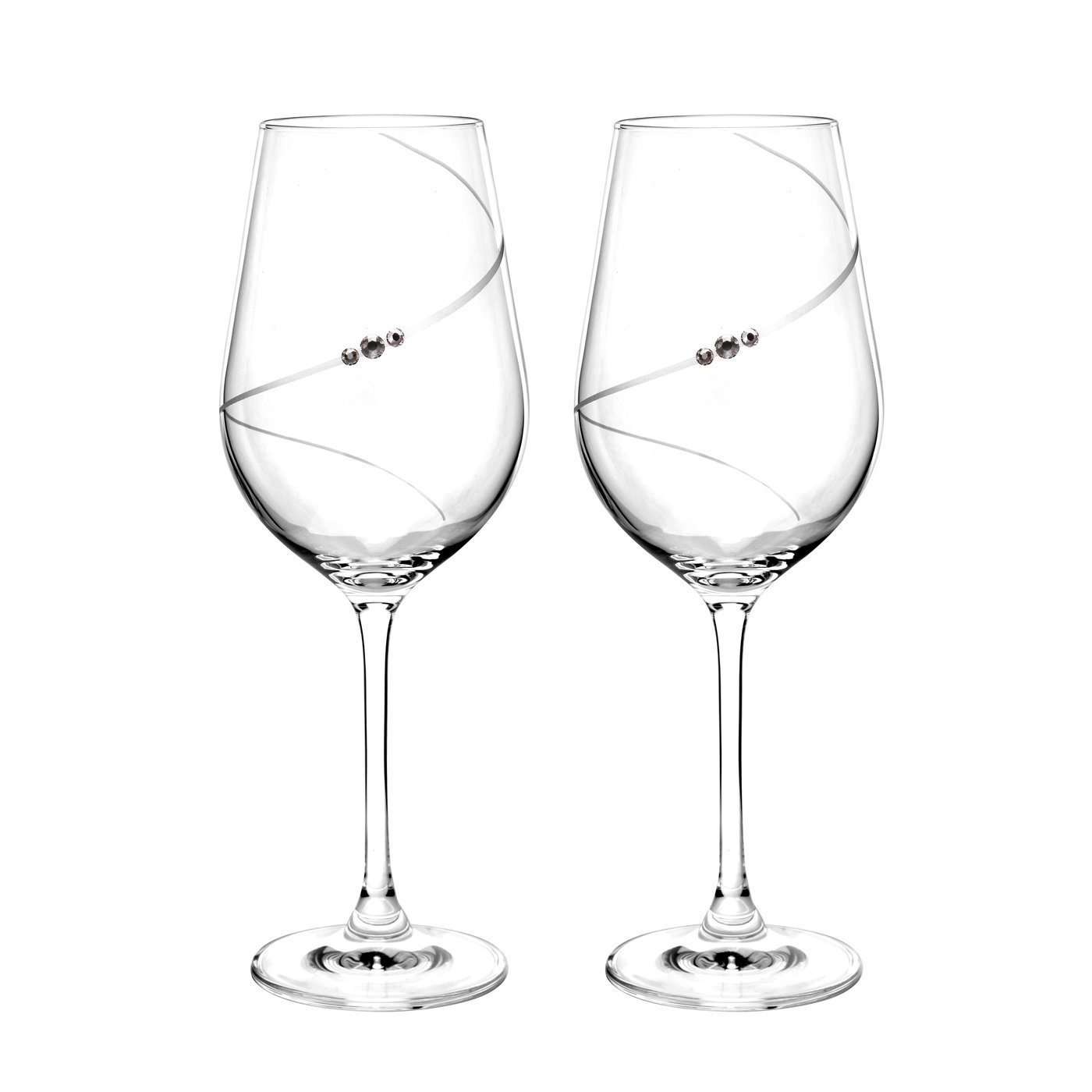 Portmeirion Home & Gifts GL78606-XG Set of 2 red Wine Glasses