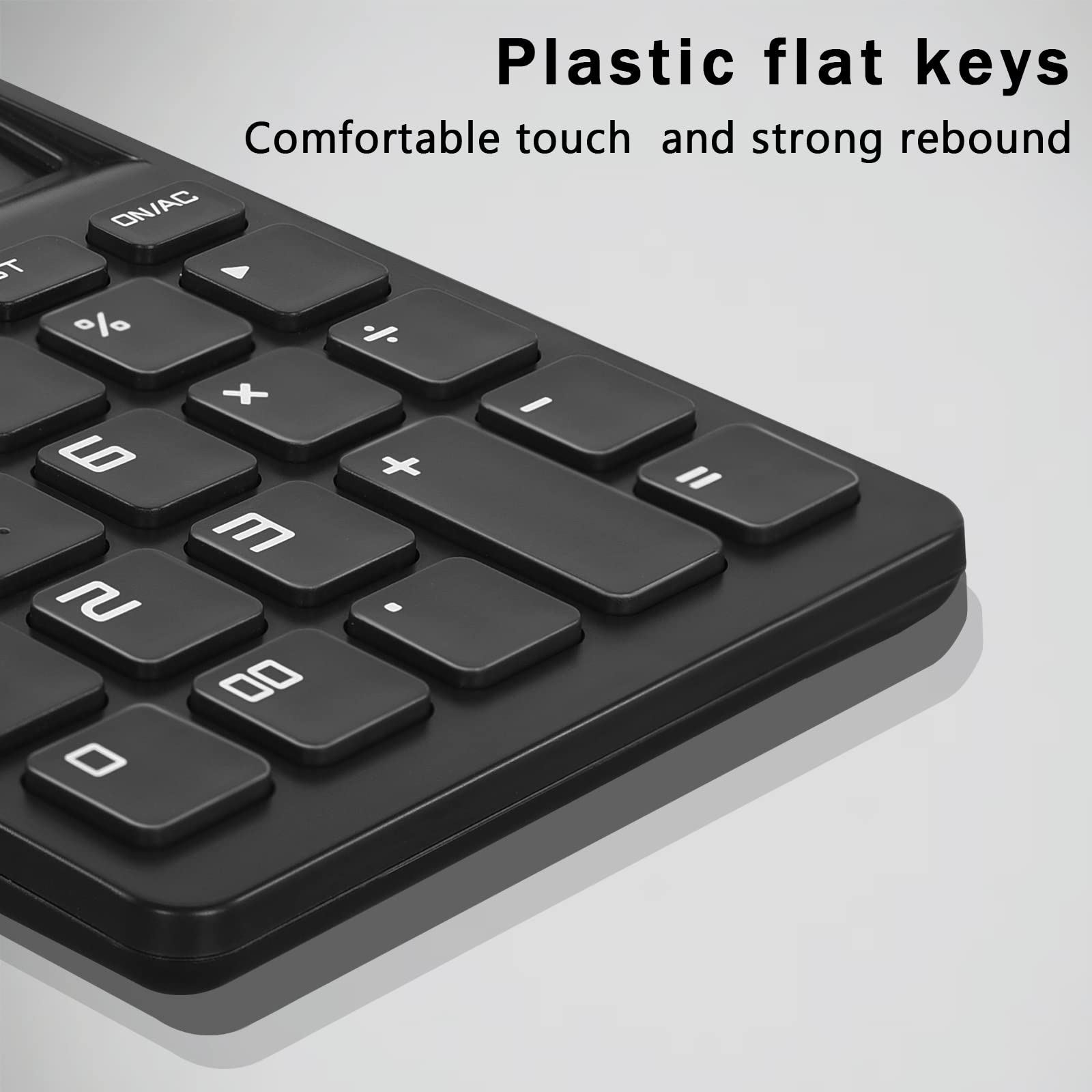 EooCoo Basic Standard Calculator 12 Digit Desktop Calculator with Large LCD Display for Office, School, Home & Business Use, Modern Design