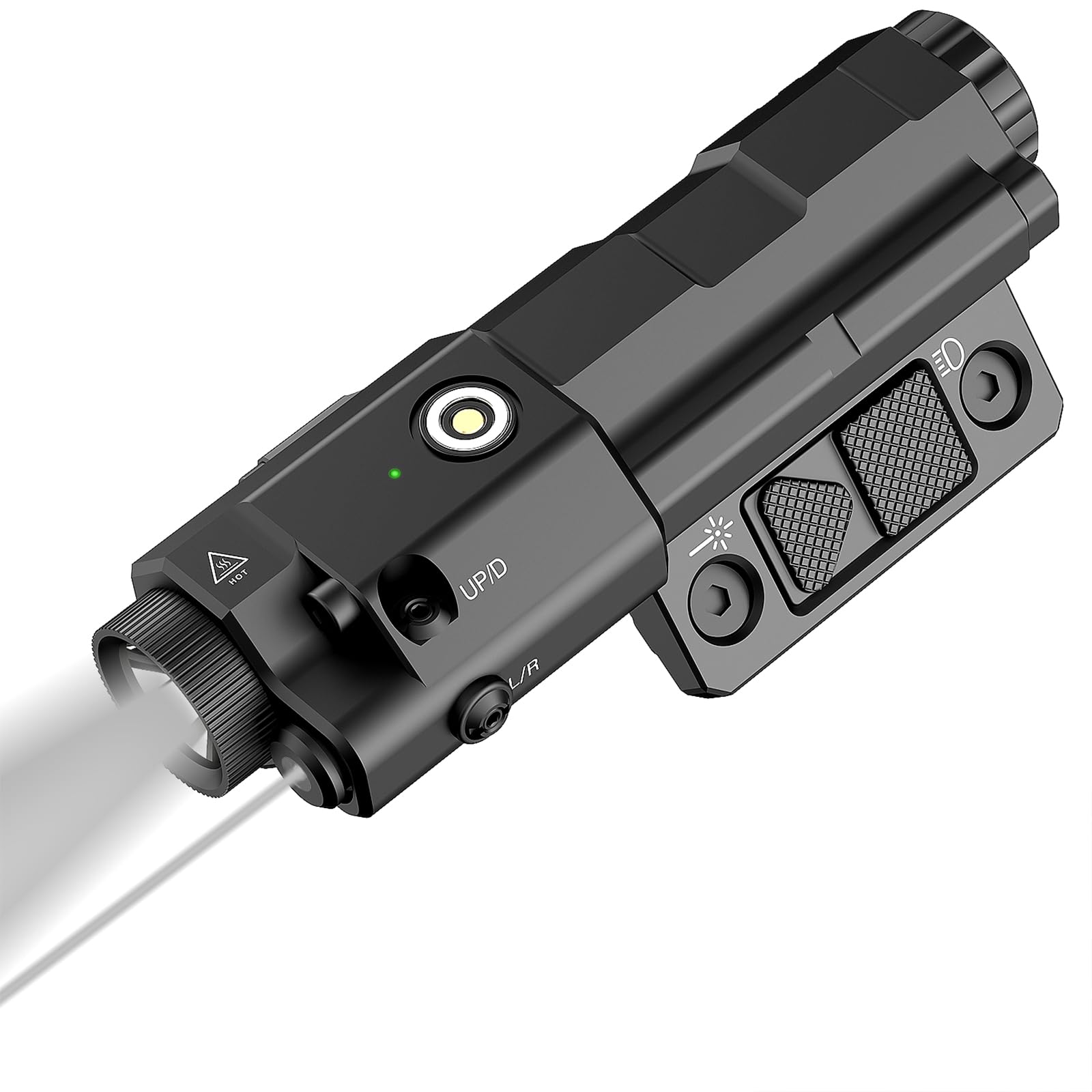 Photo 1 of Mlok Picatinny Mounted 940nm IR Illuminator Flashlight IR Laser Combo for Night Vision Scope, Rechargeable Infrared Scope Hunting Light for Night Vision Optics (Must be Used with Night Vision Devices)