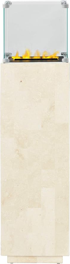 Dimplex Isola Stone Opti Myst 3d Electric Fireplace Column White Amazon De Kuche Haushalt