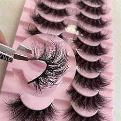 False Eyelashes Dramatic Fluffy Faux Mink Lashes