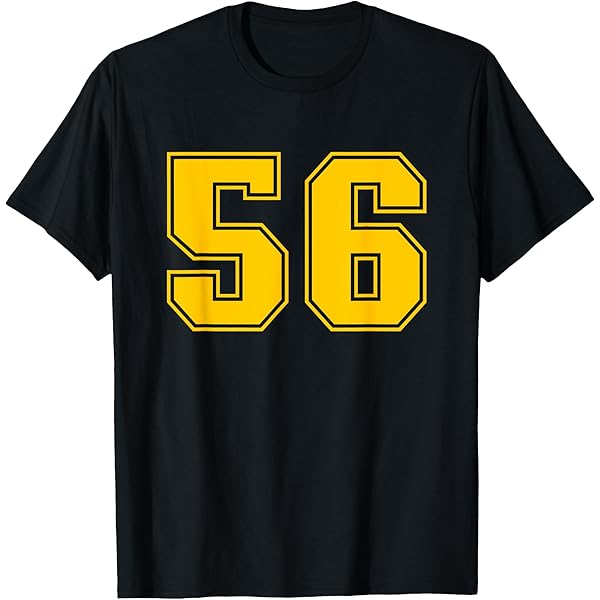 Amazon.com: Number #90 Black Sport Varsity Number T-Shirt