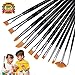 Paint Brushes Artist Brushes 12pcs Acrylic Art Brushes Set for Art Painting, Acrylic Watercolor Oil, Miniature Painting